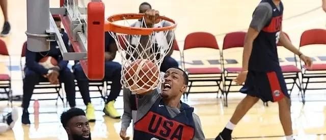 刺激!美国男篮蓝队97:78大胜白队,如何评价美国队内热身赛呢 - 体育赛事直播