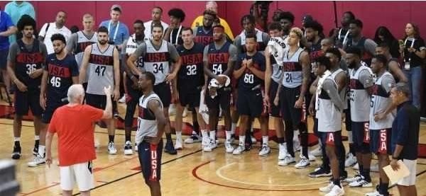 刺激!美国男篮蓝队97:78大胜白队,如何评价美国队内热身赛呢 - 体育赛事直播