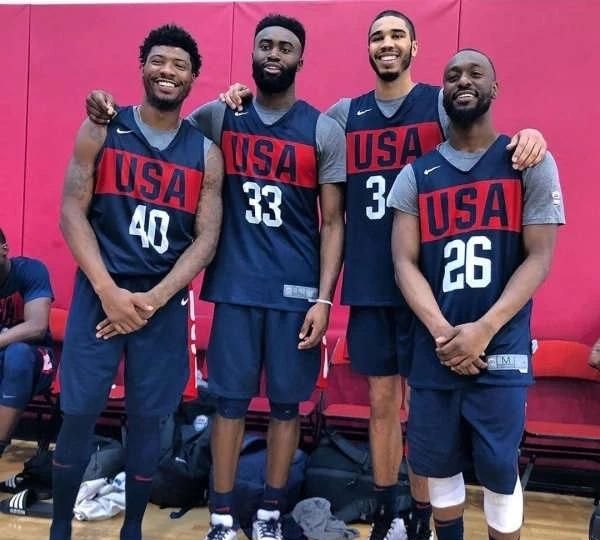 刺激!美国男篮蓝队97:78大胜白队,如何评价美国队内热身赛呢 - 体育赛事直播